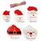 Wrapables 100pcs Decorative Santa Claus Tag Labels with Bakers Twine for Gift Labelling